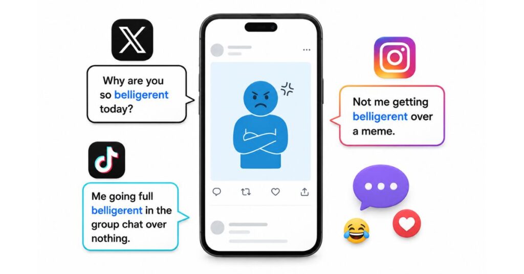 Belligerent in Social Media Language