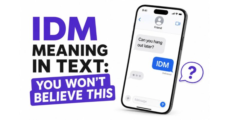 IDM Meaning in Text: You Won't Believe This