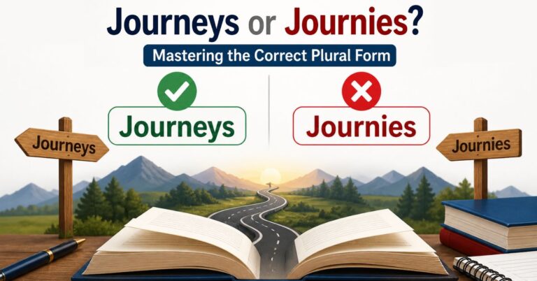 Journeys or Journies? Mastering the Correct Plural Form