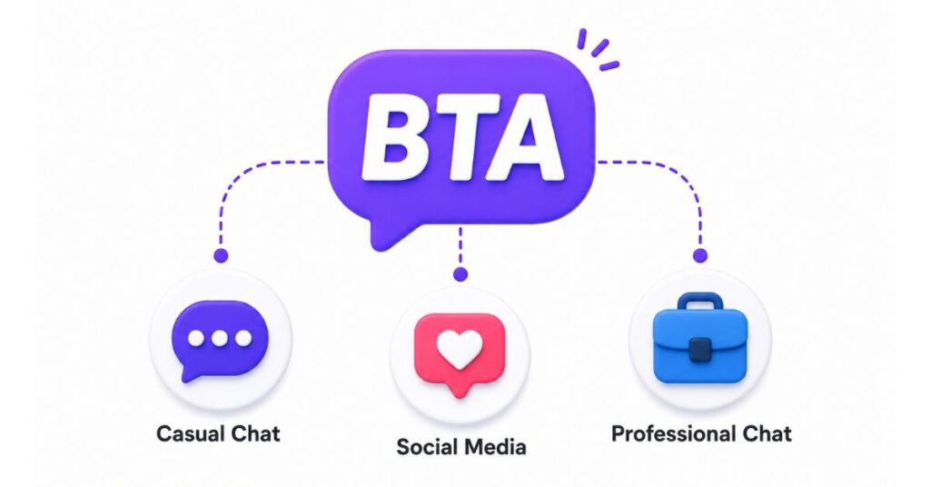 Usage in Different Contexts of BTA Meaning