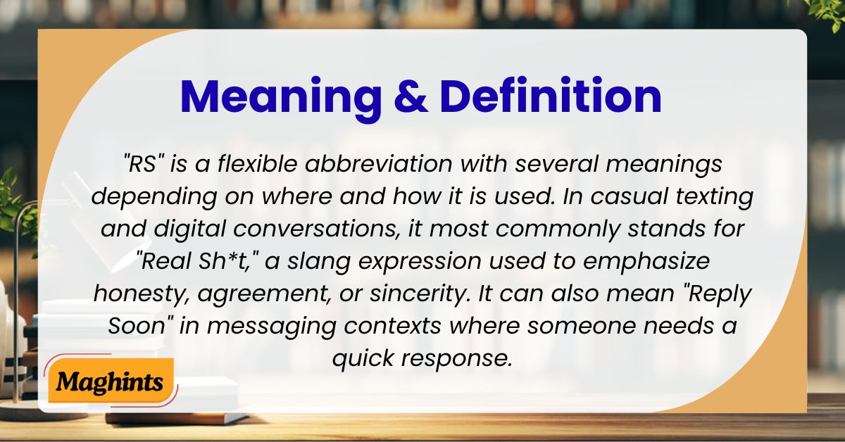RS Meaning & Definition
