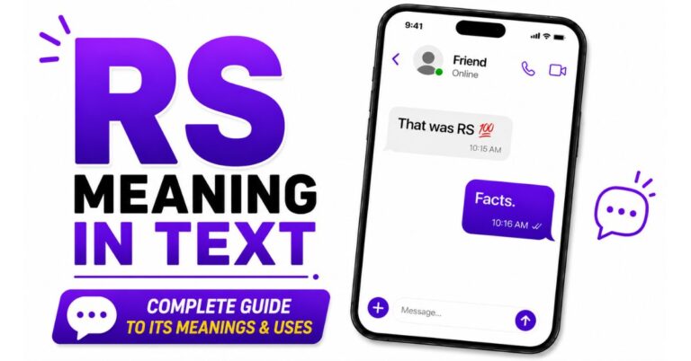 What Does "RS" Mean in Text? A Complete Guide to Its Meanings and Uses